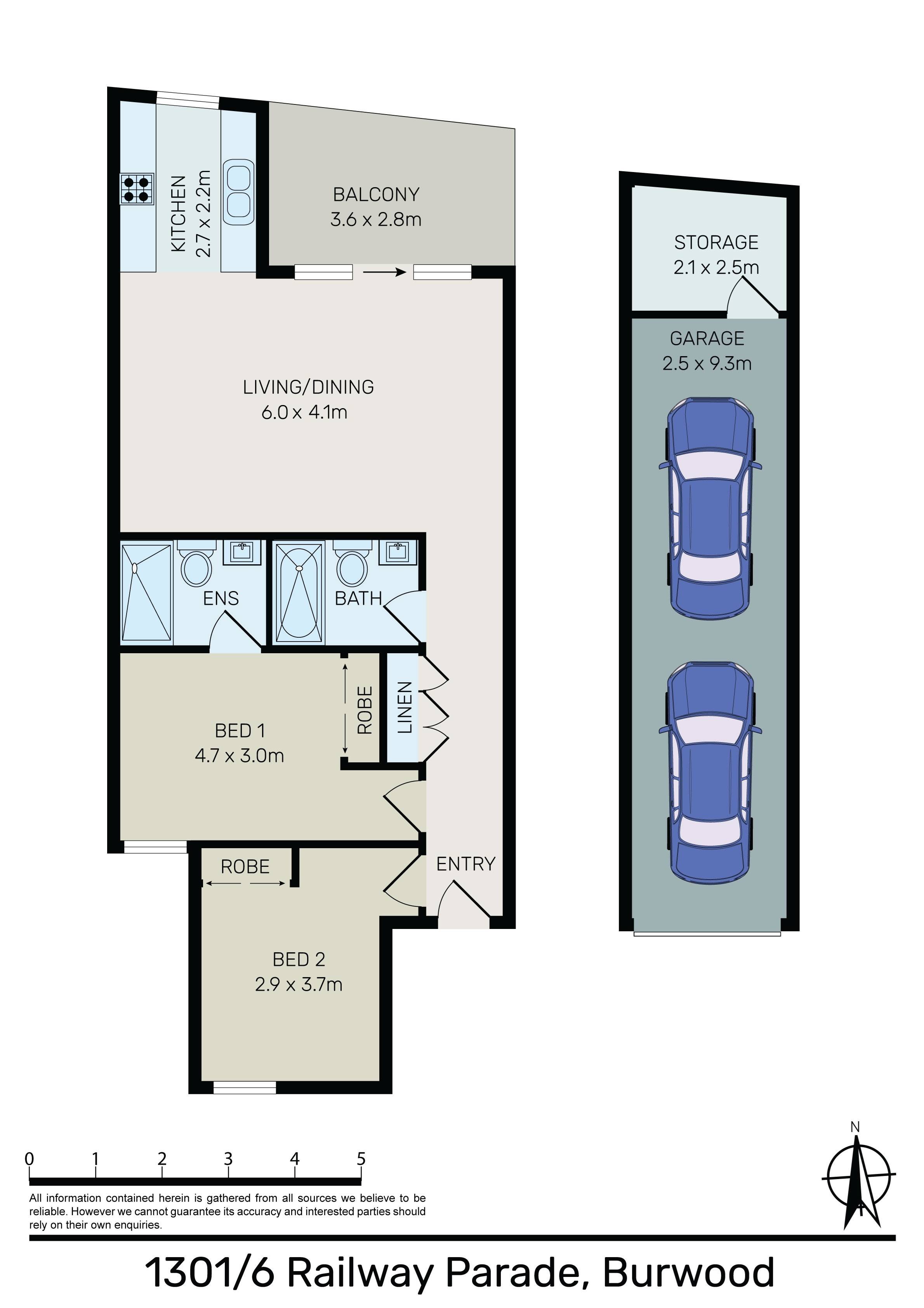 1301/6 Railway Parade, Burwood  NSW  2134, Burwood - Thumbnail 2