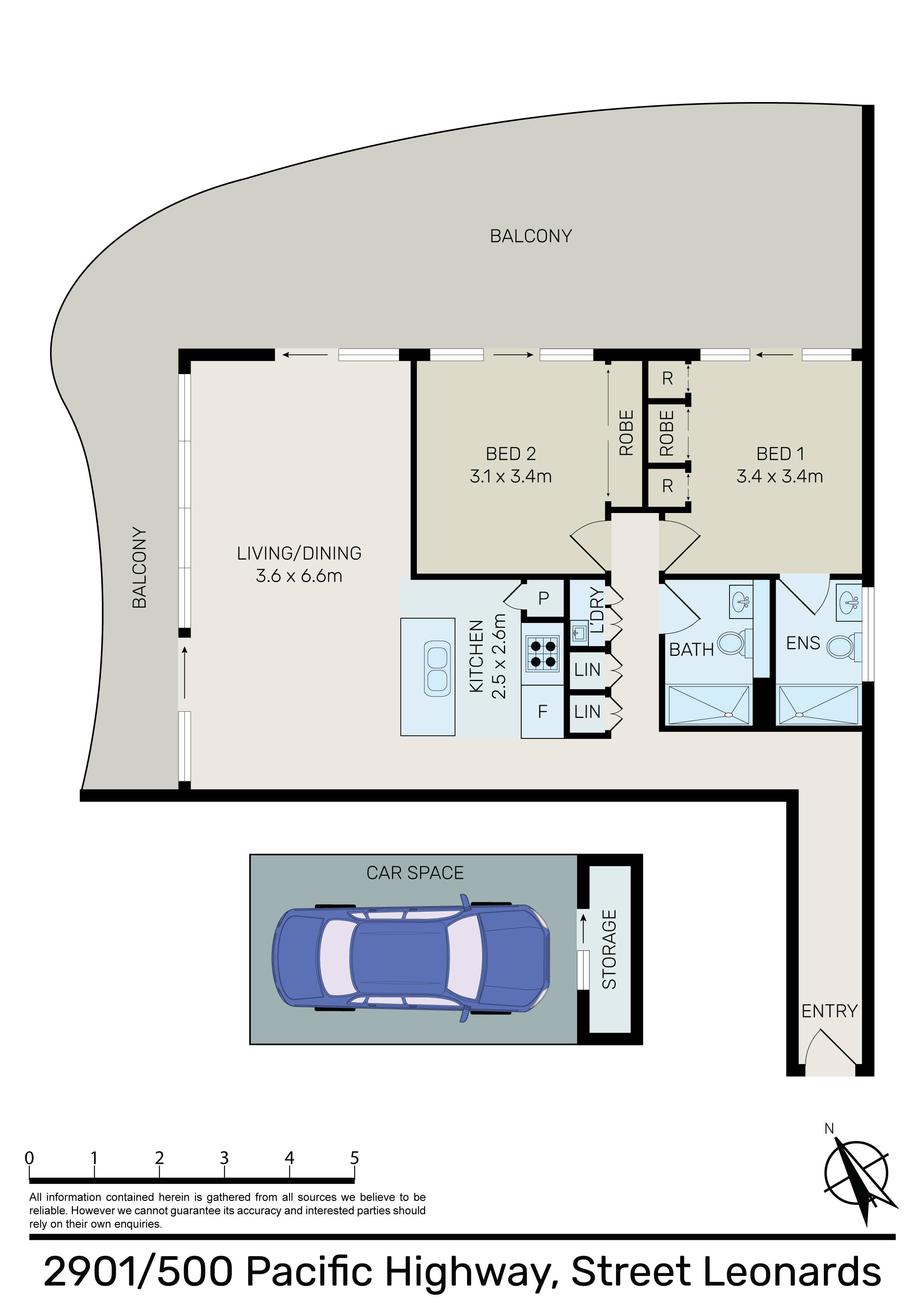 2901/500 Pacific Highway, St Leonards  NSW  2065, St Leonards - Thumbnail 2
