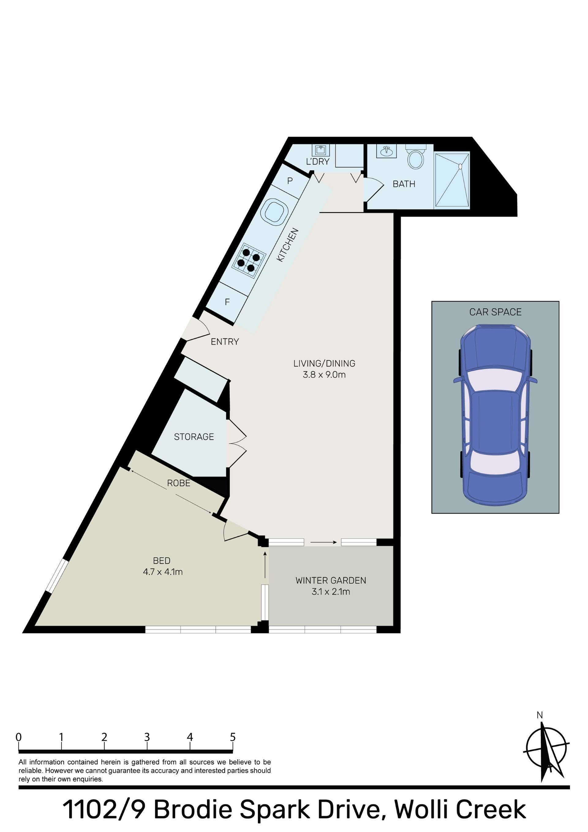 1102/9 Brodie Spark Drive, Wolli Creek  NSW  2205, Wolli Creek - Thumbnail 2