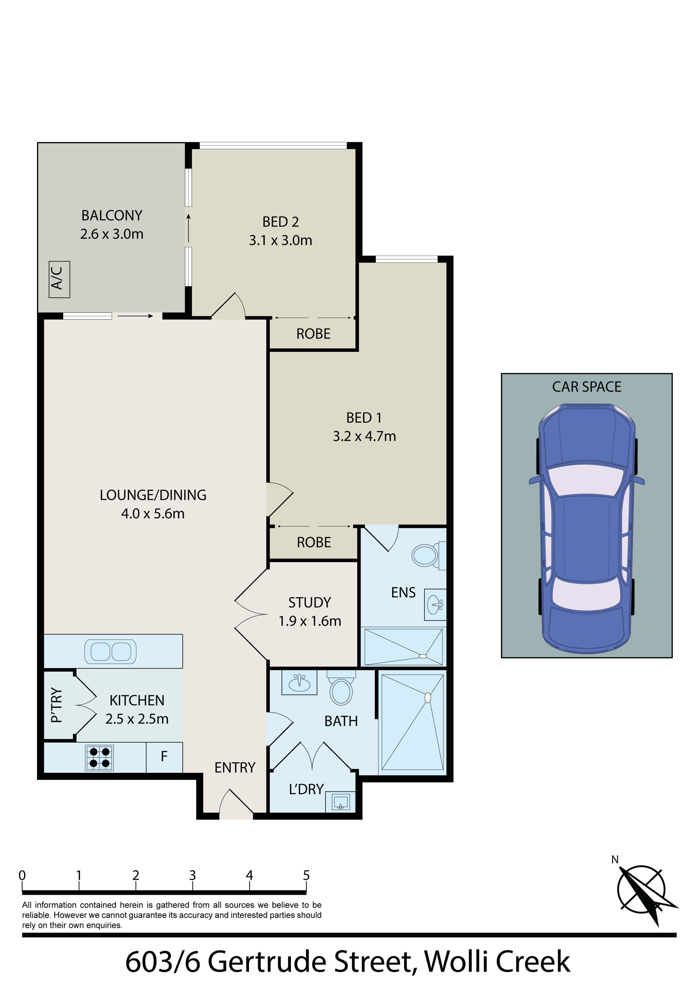 603/6 Gertrude Street, Wolli Creek  NSW  2205, Wolli Creek - Thumbnail 2
